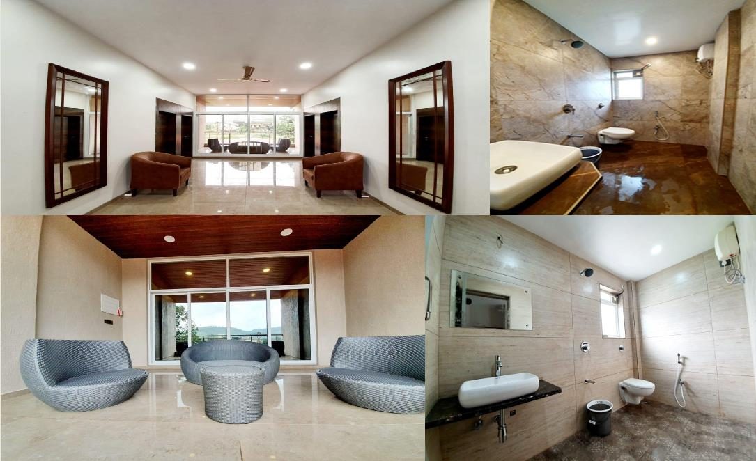 Premium bungalow by Urbanwall, a Navi Mumbai architect — weekend home in Lonavala, Karjat, or Alibaug.